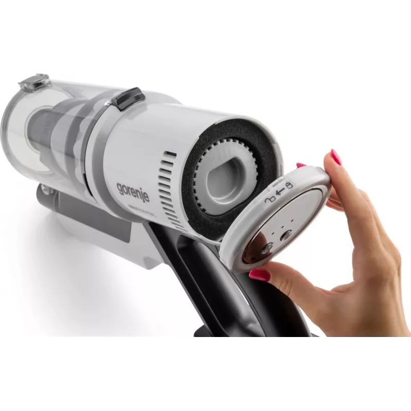 Gorenje SVC259400NES 2-in-1 Stabstaubsauger Batterie Trocken Mikrofilter Beutellos 0,6 L 200 W Silber