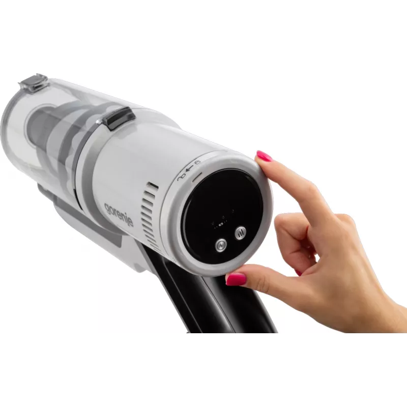 Gorenje SVC259400NES 2-in-1 Stabstaubsauger Batterie Trocken Mikrofilter Beutellos 0,6 L 200 W Silber