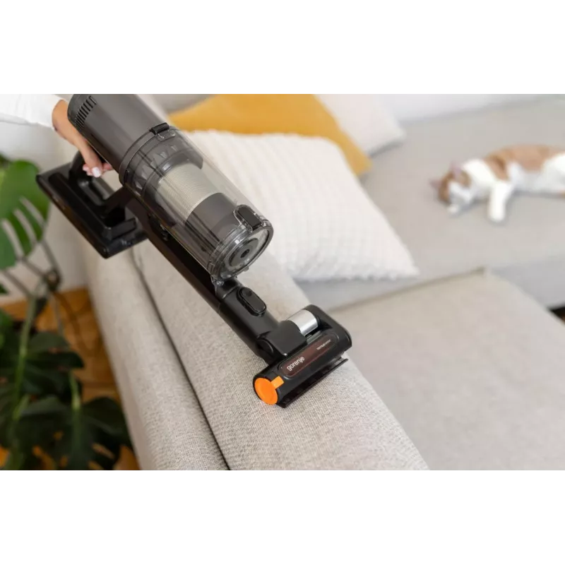 Gorenje SVC296449NMBL 2-in-1-Akku-Stabstaubsauger Batterie Trocken HEPA Beutellos 0,6 L 550 W Anthrazit