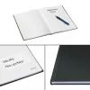 Leitz Notebook Solid Hardcover A5 Liniert 90 g 80 Blatt, Monochromatisch, Schwarz, A5, 80 Blatt, Glänzend, 80 g/m²