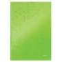 Leitz Notizbuch WOW A4 liniert mit Hardcover 90g/80 Blatt, Muster, Grün, A4, 80 Blatt, 80 g/m², Liniertes Papier