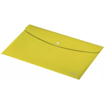 Leitz Recycle Dokumentenmappe, Hüllenmappe, A4, Polypropylen (PP), Gelb, Querformat, 60 Blatt