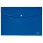 Leitz Recycle Dokumentenmappe, Umschlagmappe, A4, Polypropylen (PP), Blau, Querformat, 60 Blatt