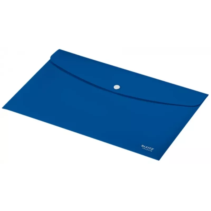 Leitz Recycle Dokumentenmappe, Umschlagmappe, A4, Polypropylen (PP), Blau, Querformat, 60 Blatt