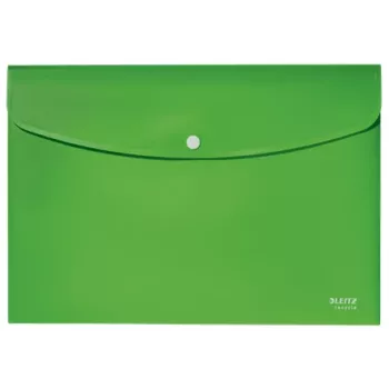 Leitz Recycle Dokumententasche, Einschlagmappe, A4, Polypropylen (PP), Grün, Querformat, 60 Blatt