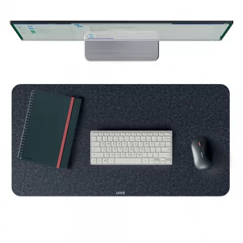 Leitz Large Felt Desk Mat, Dark Grau, Felt, 360 mm, 700 mm, 3 mm, 400 g
