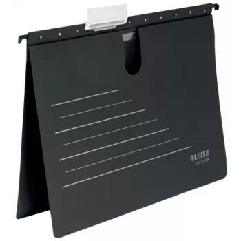 Leitz Alpha® Recycle Karton-Hängemappe, A4, Schwarz, Karton, 348 mm, 2 mm, 270 mm