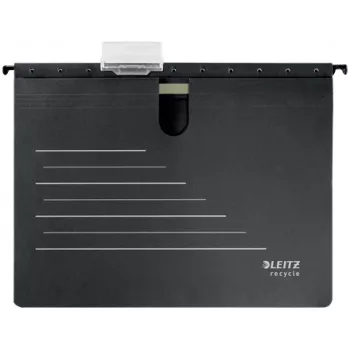 Leitz Alpha® Recycle Karton-Hängemappe, A4, Schwarz, Karton, 348 mm, 2 mm, 270 mm