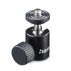 Stativ-Kugelkopf HAMA 00005000, 1/4 Zoll Gewinde, 38 mm Höhe, Schwarz