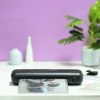 Hot Laminator HAMA 00050573 — max lamination width 230 mm, preheat 3 min, Schwarz