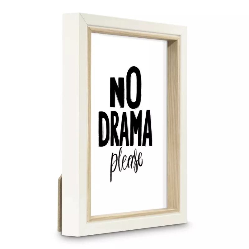 Einzelbilderrahmen HAMA Aura — Holz, weiß, für Bilder 150 × 200 mm (FSC)