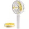Unold Breezy 86610 Handventilator, weiß/gelb