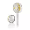 Unold Breezy 86610 Handventilator, weiß/gelb