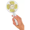 Unold Breezy 86610 Handventilator, weiß/gelb
