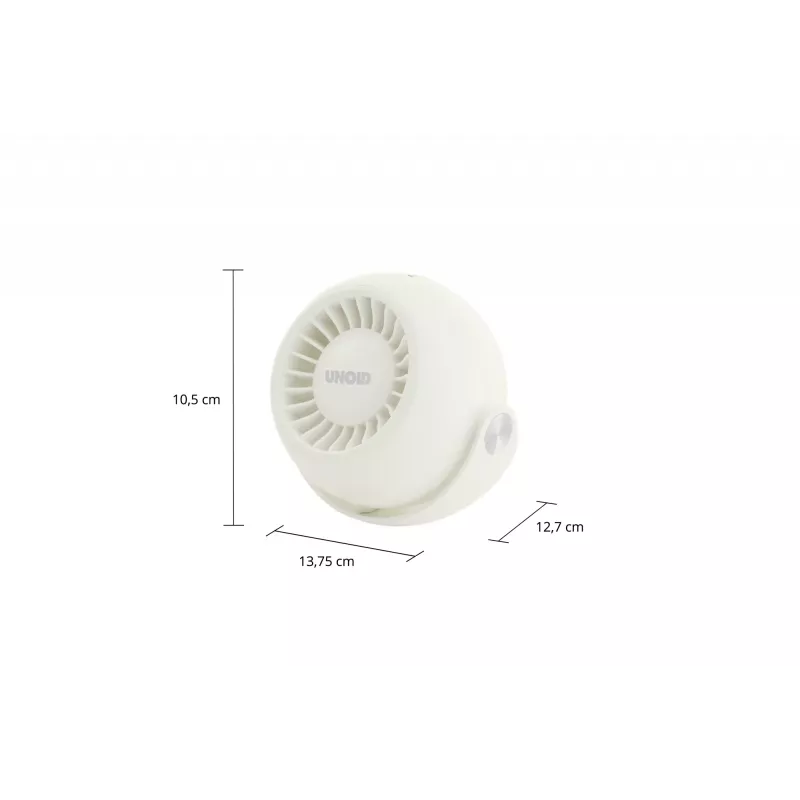 Unold Breezy Bowl 86670 kompakter persönlicher Lüfter, creme