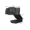 Conceptronic AMDIS 2K Super HD Autofokus-Webcam mit Mikrofon