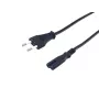 Equip High Quality Netzkabel, C7 auf 2-pol Euro, 3,0 m, 3 m, 2-pol, C7-Kupplung, H03VVH2-F, 250 V, 2,5 A