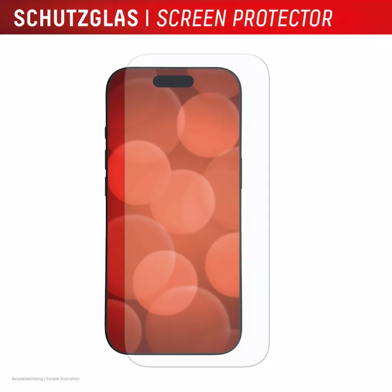 Displex Displayschutzfolie (10H) für Apple iPhone 17 Pro, kratzfest