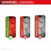 Displayschutz e.v.i. Displex iPhone 17 Pro Premium mit Montagehilfe – kratzfest, transparent/schwarz