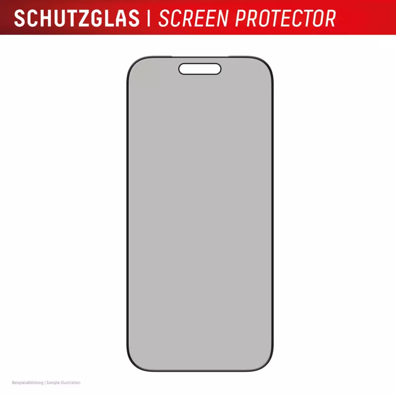 Displex Privacy Screen Protector (10H) für Apple iPhone 17 Pro, Blickschutzfilter