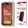 Privacy Displayschutzglas aus gehärtetem Glas e.v.i. Displex (10H) für Apple iPhone 17 Pro Max, Blickschutzfilter