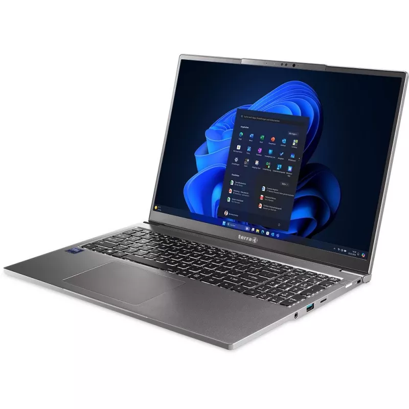 TERRA MOBILE 1671 Intel Core Ultra 5 125U Laptop 40,6 cm (16 Zoll) WQXGA 16 GB DDR5-SDRAM 500 GB SSD Wi-Fi 6E (802.11ax) Windows 11 Pro Grau