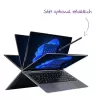 TERRA Mobile 360-13R Intel® Core™ i5 i5-1334U Laptop 33,8 cm (13,3 Zoll) Touchscreen Full HD 16 GB DDR4-SDRAM 512 GB SSD Wi-Fi 6 (802.11ax) Windows 11 Pro Deutsch Anthrazit