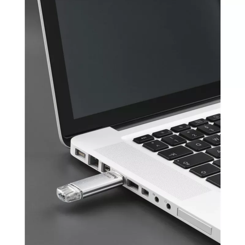 Hama C-Laeta USB-Speicherstick 64 GB USB Typ-A / USB Typ-C 3.2 Gen 1 (3.1 Gen 1) Silber