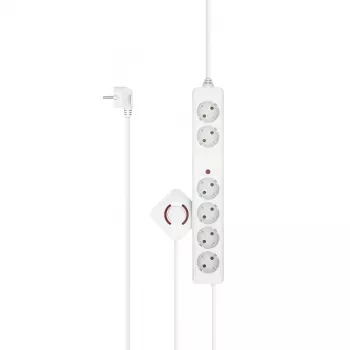 Hama 00223141 Smarte Steckdosenleiste 6 AC-Steckdosen 3 m
