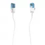 Hama Flexi-schlank Netzwerkkabel Weiß 0,75 m Cat6a U/UTP (UTP)