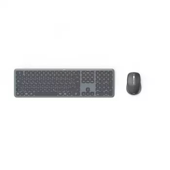 Hama WKM-550 Tastatur Maus enthalten Home/Office RF Wireless + Bluetooth QWERTZ Deutsch Schwarz