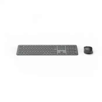 Hama WKM-550 Tastatur Maus enthalten Home/Office RF Wireless + Bluetooth QWERTZ Deutsch Schwarz