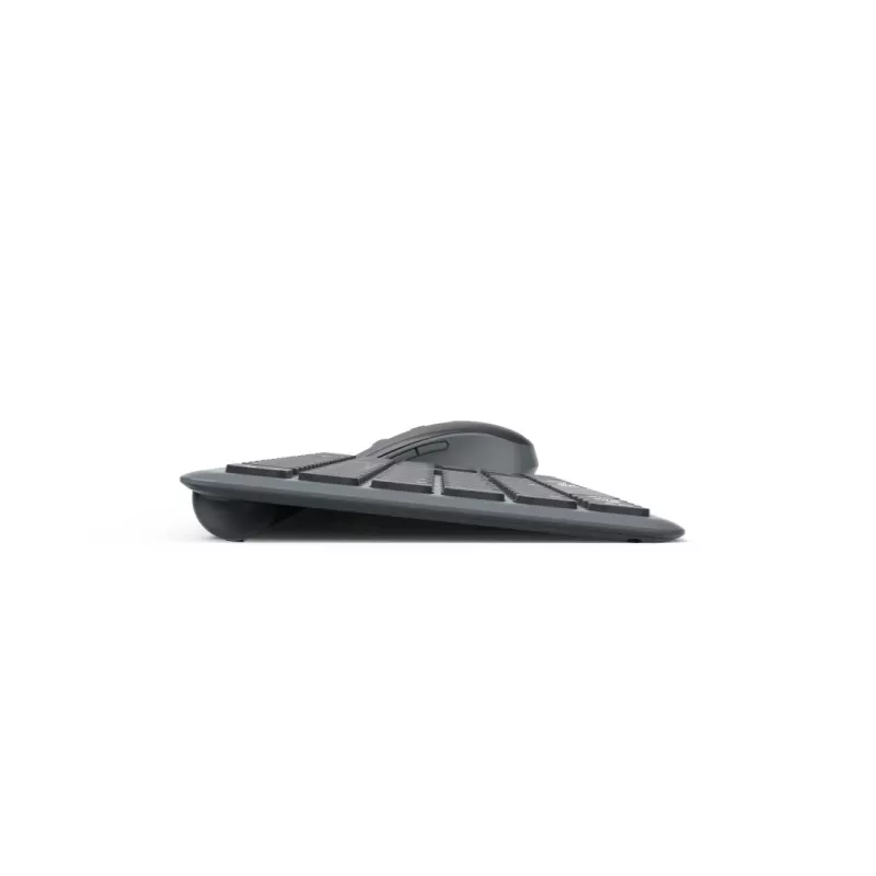 Hama WKM-550 Tastatur Maus enthalten Home/Office RF Wireless + Bluetooth QWERTZ Deutsch Schwarz
