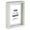 Hama Happy Single Bilderrahmen Weiß