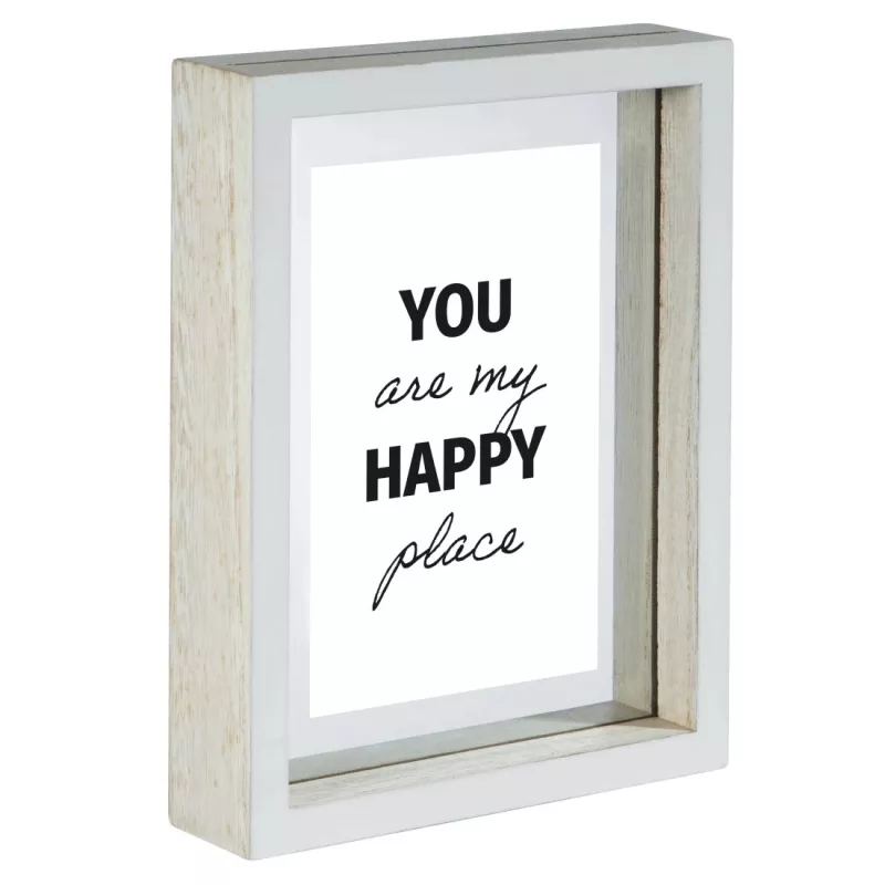 Hama Happy Single Bilderrahmen Weiß