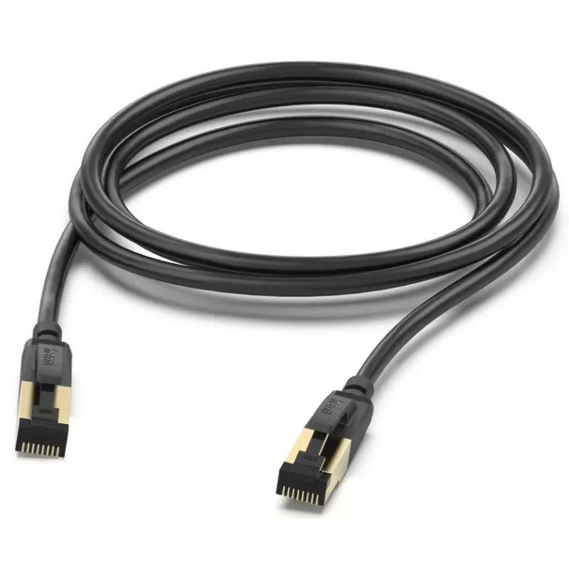 Hama 00202002 Netzwerkkabel Schwarz 3 m Cat8 S/FTP (S-STP)