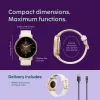 Hama Arion 3,35 cm (1,32 Zoll) AMOLED 43 mm Digital 466 x 466 Pixel Touchscreen Gold GPS (Satellit)