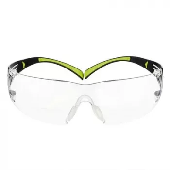 3M SF425C1 Sicherheitsbrille Kunststoff Schwarz, Grün