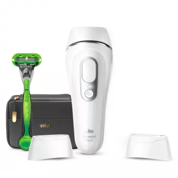 Braun Silk-expert Pro Silk·expert Pro 5 PL5145 Intense pulsed light (IPL) Silber, Weiß