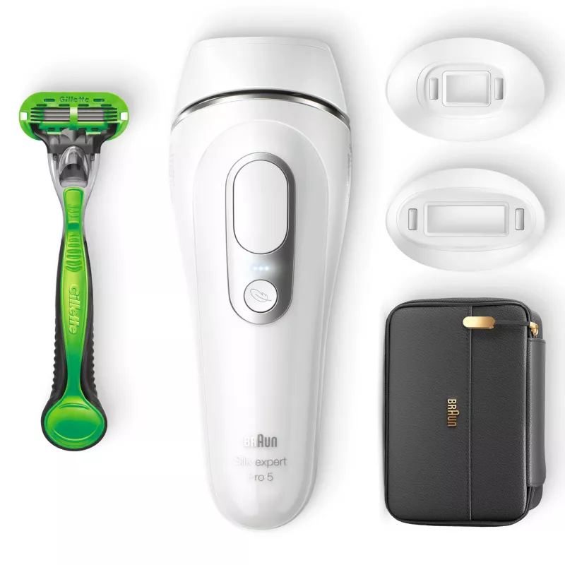 Braun Silk-expert Pro Silk·expert Pro 5 PL5145 Intense pulsed light (IPL) Silber, Weiß