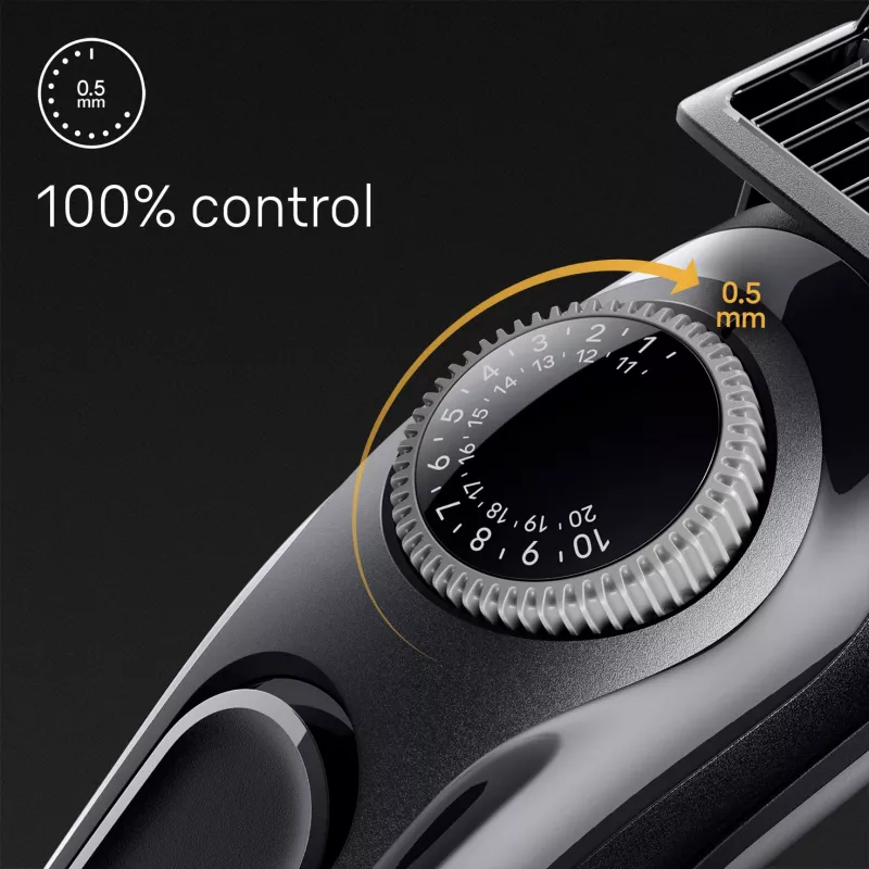 Braun BeardTrimmer 3 Beard Trm 3 BT3400, waschbar, Batterie, Schwarz