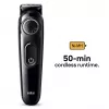 Braun BeardTrimmer 3 Beard Trm 3 BT3400, waschbar, Batterie, Schwarz