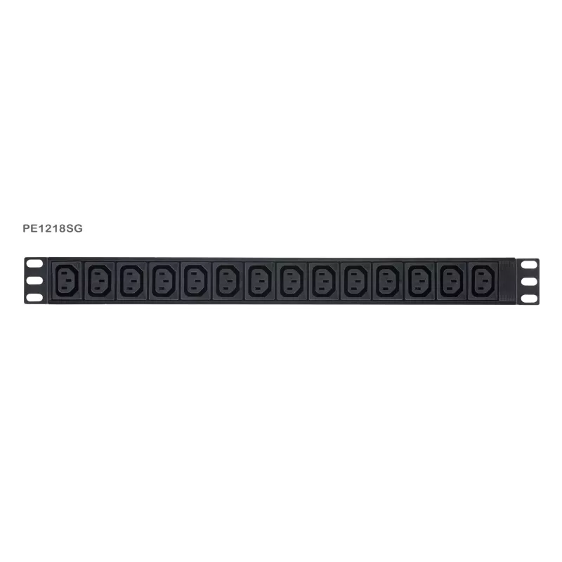 ATEN Basic Metered 1U PDU mit Überspannungsschutz, Basic, Metered, 1U, Schwarz, LCD, 18 AC-Ausgänge, C13-Kupplung