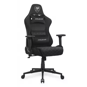 PC-Gaming-Stuhl Cougar Armor One V2 — Schwarz, max. Benutzergewicht 120 kg, höhenverstellbar 126–134 cm