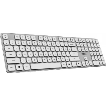 MSI FORGE K210 W COMBO WHITE US Tastatur Maus inklusive Home/Office USB QWERTY US English