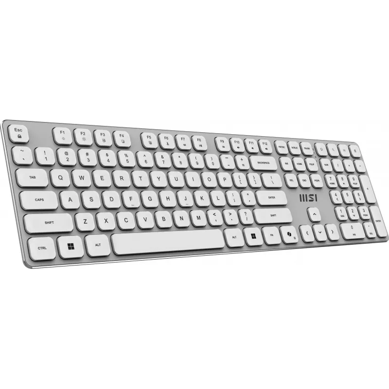MSI FORGE K210 W COMBO WHITE US Tastatur Maus inklusive Home/Office USB QWERTY US English