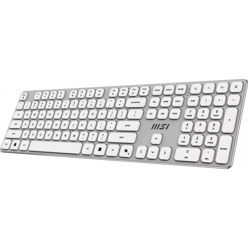 MSI FORGE K210 W COMBO WHITE US Tastatur Maus inklusive Home/Office USB QWERTY US English