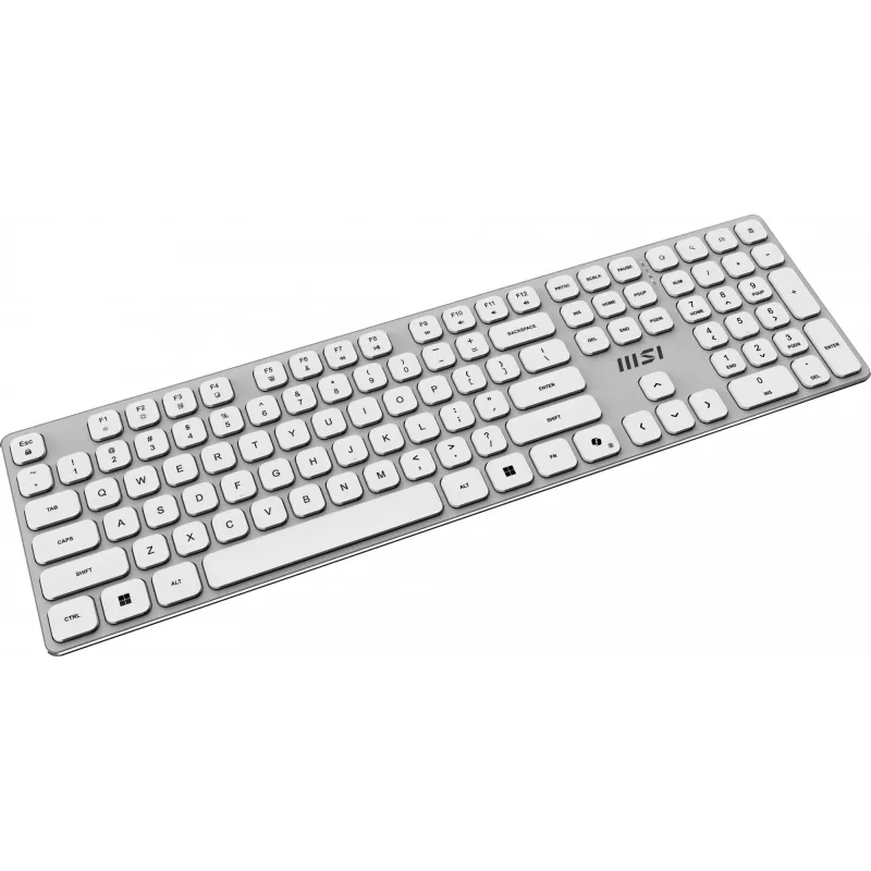 MSI FORGE K210 W COMBO WHITE US Tastatur Maus inklusive Home/Office USB QWERTY US English