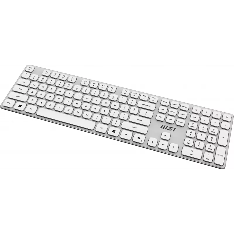 MSI FORGE K210 W COMBO WHITE US Tastatur Maus inklusive Home/Office USB QWERTY US English