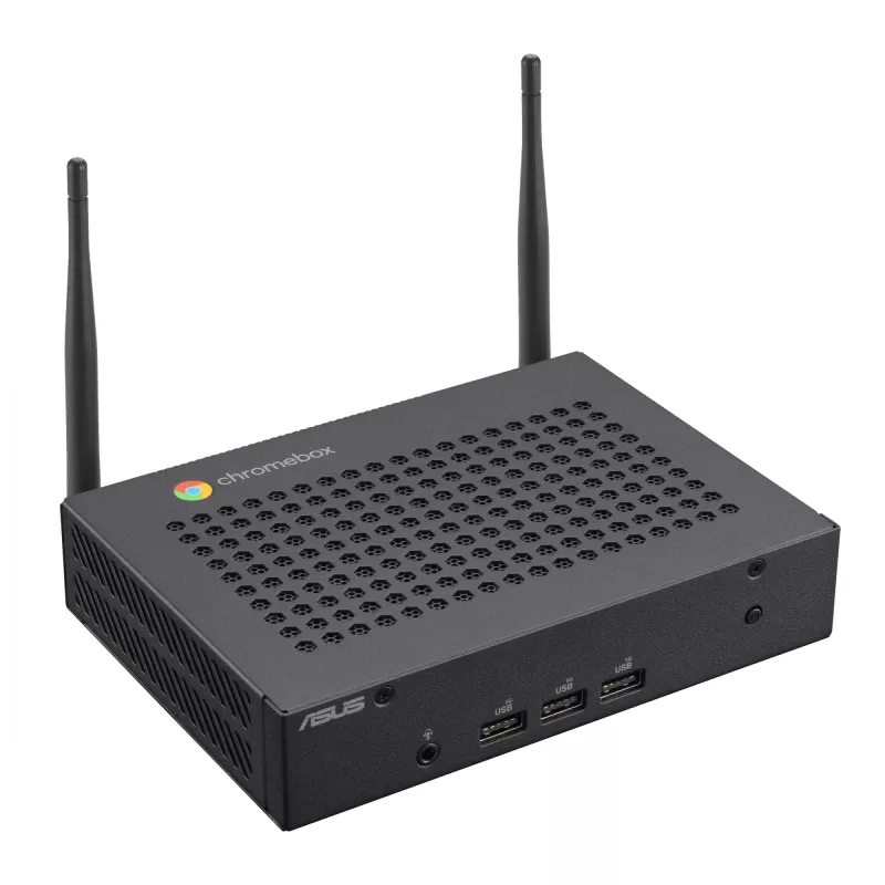 ASUS Chromebox CF40-BC012UN Intel® Celeron® N N4500 8 GB LPDDR4x-SDRAM 64 GB eMMC ChromeOS Mini PC Schwarz